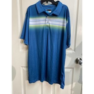 NWT Men PGA Tour Blue Performance Shirt Size XL